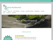 Tablet Screenshot of idealnorthwest.com